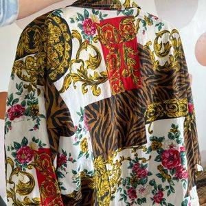 Vintage Versace Inspired Wind Breaker